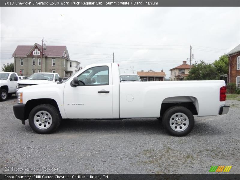 Summit White / Dark Titanium 2013 Chevrolet Silverado 1500 Work Truck Regular Cab