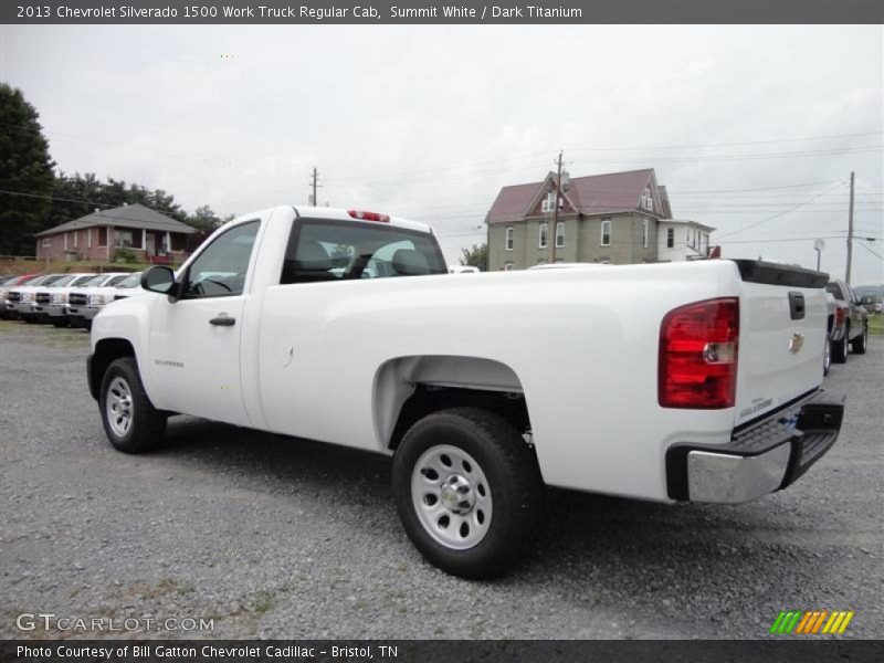 Summit White / Dark Titanium 2013 Chevrolet Silverado 1500 Work Truck Regular Cab