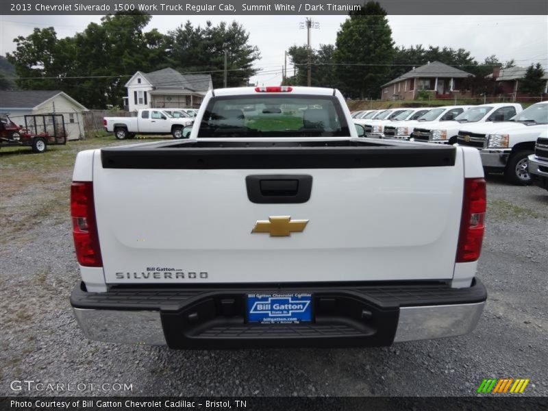 Summit White / Dark Titanium 2013 Chevrolet Silverado 1500 Work Truck Regular Cab