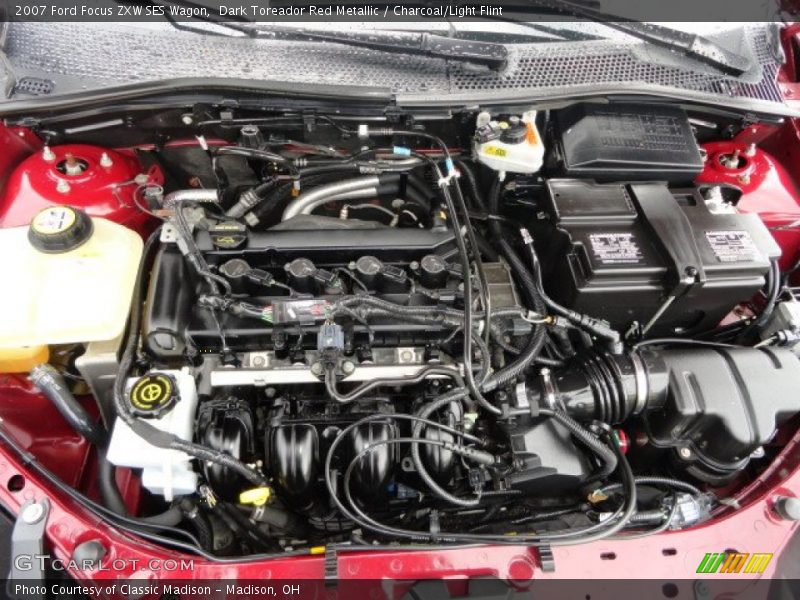 Dark Toreador Red Metallic / Charcoal/Light Flint 2007 Ford Focus ZXW SES Wagon