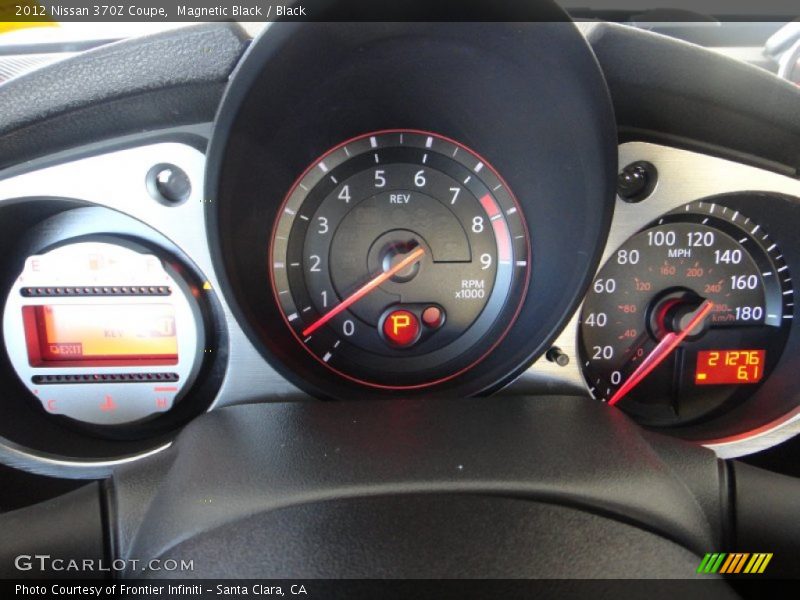 Magnetic Black / Black 2012 Nissan 370Z Coupe