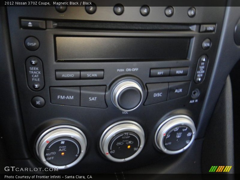 Magnetic Black / Black 2012 Nissan 370Z Coupe