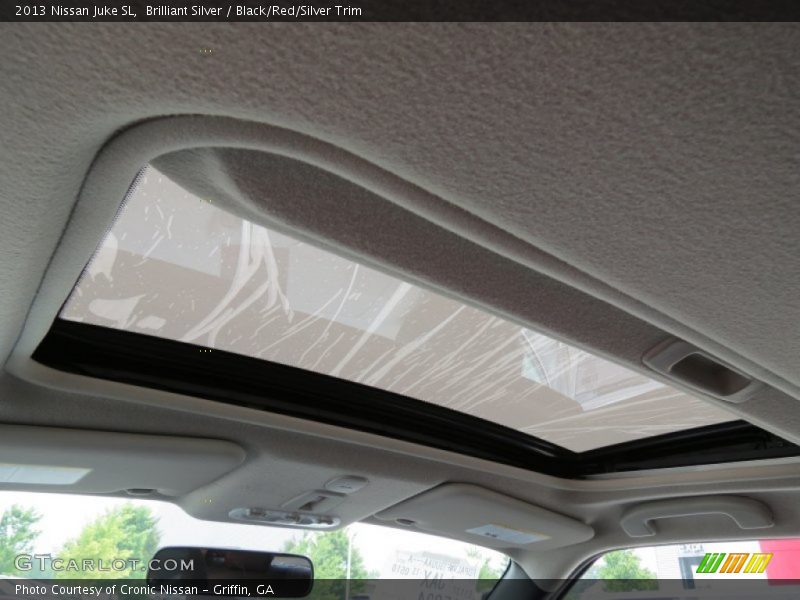 Brilliant Silver / Black/Red/Silver Trim 2013 Nissan Juke SL