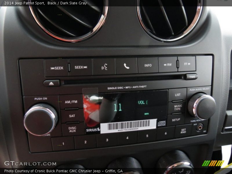 Black / Dark Slate Gray 2014 Jeep Patriot Sport