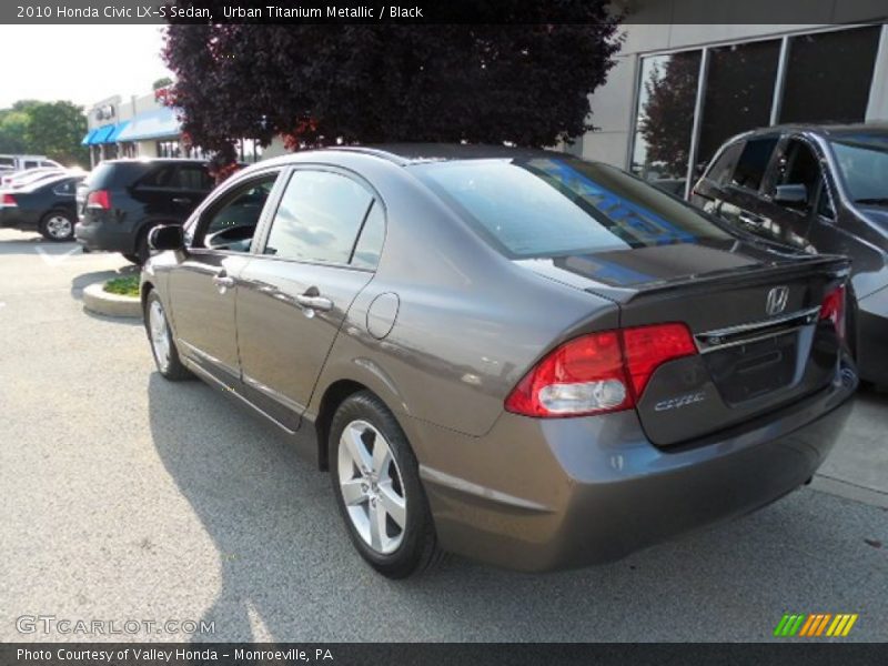 Urban Titanium Metallic / Black 2010 Honda Civic LX-S Sedan