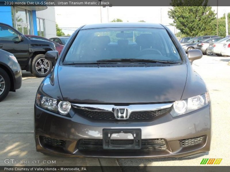 Urban Titanium Metallic / Black 2010 Honda Civic LX-S Sedan
