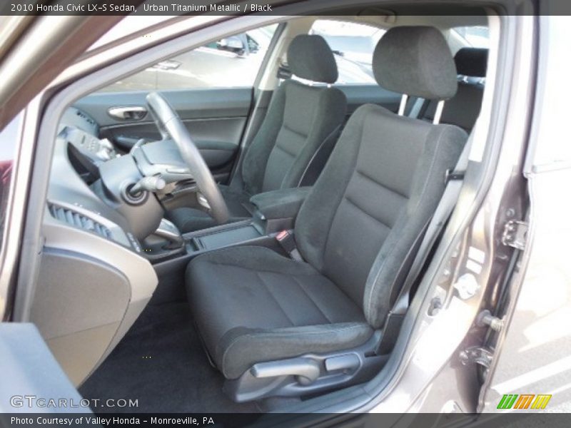 Urban Titanium Metallic / Black 2010 Honda Civic LX-S Sedan