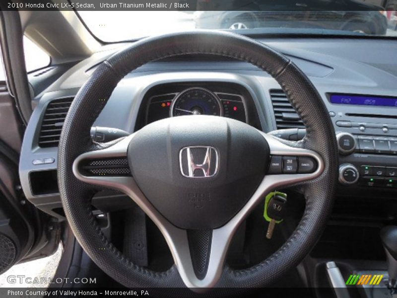 Urban Titanium Metallic / Black 2010 Honda Civic LX-S Sedan