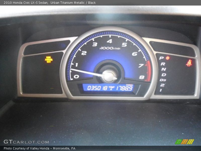 Urban Titanium Metallic / Black 2010 Honda Civic LX-S Sedan