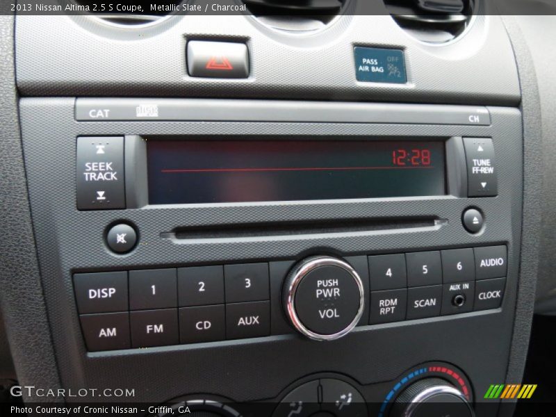 Audio System of 2013 Altima 2.5 S Coupe