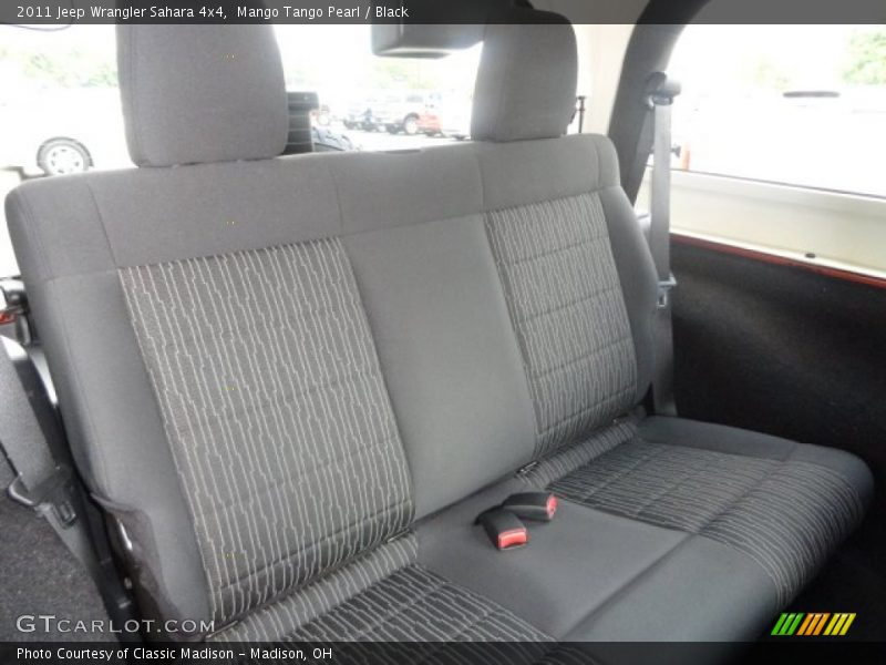 Mango Tango Pearl / Black 2011 Jeep Wrangler Sahara 4x4