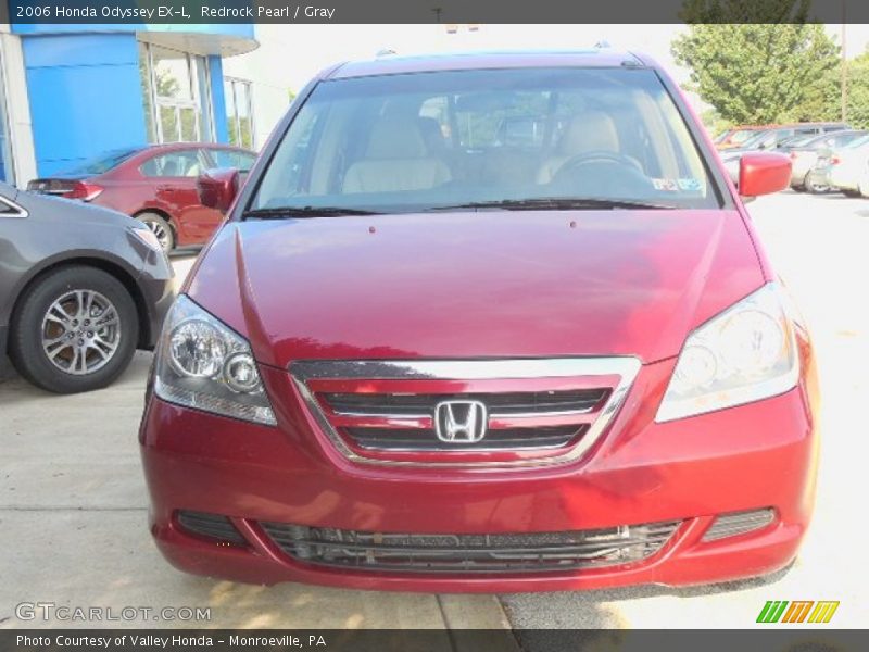 Redrock Pearl / Gray 2006 Honda Odyssey EX-L