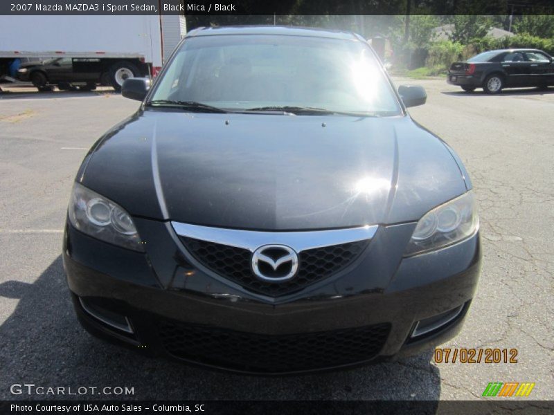 Black Mica / Black 2007 Mazda MAZDA3 i Sport Sedan