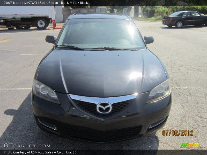 Black Mica / Black 2007 Mazda MAZDA3 i Sport Sedan
