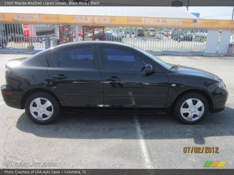Black Mica / Black 2007 Mazda MAZDA3 i Sport Sedan