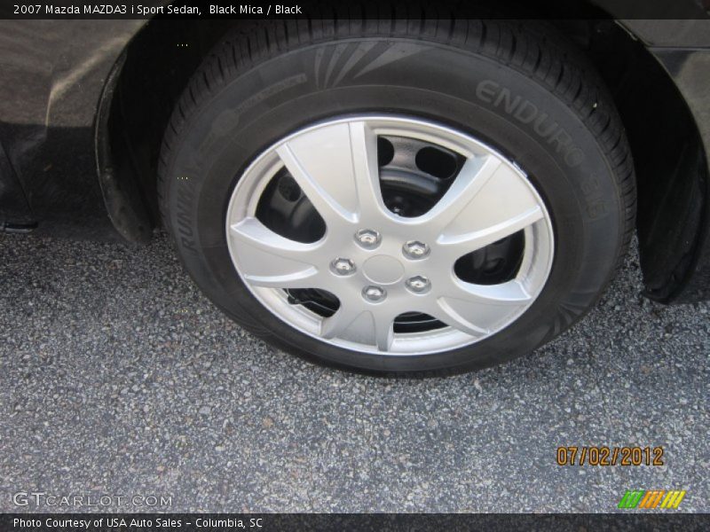 Black Mica / Black 2007 Mazda MAZDA3 i Sport Sedan