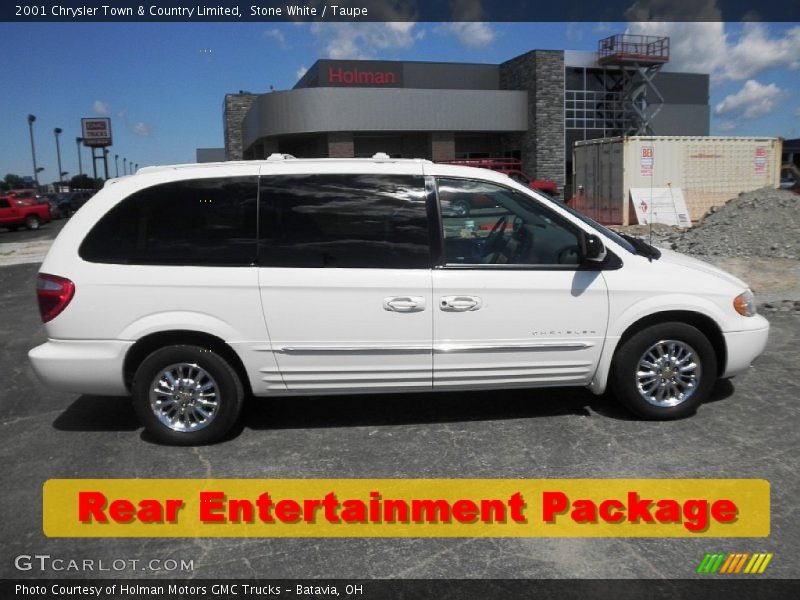 Stone White / Taupe 2001 Chrysler Town & Country Limited