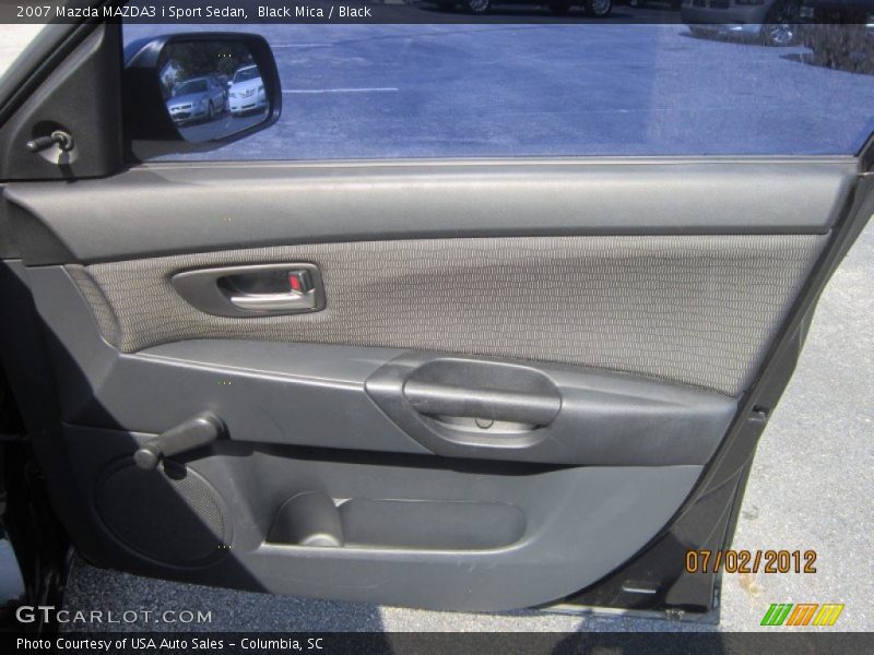 Black Mica / Black 2007 Mazda MAZDA3 i Sport Sedan