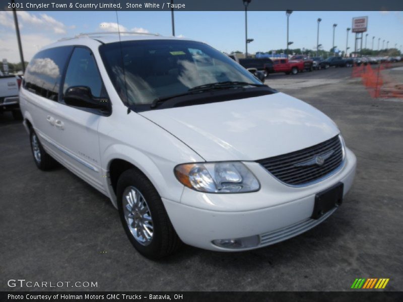 Stone White / Taupe 2001 Chrysler Town & Country Limited