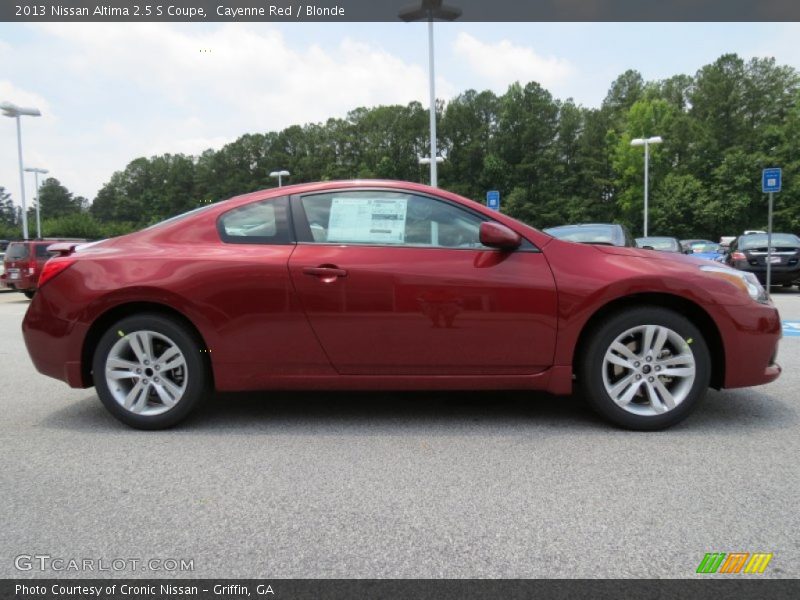 Cayenne Red / Blonde 2013 Nissan Altima 2.5 S Coupe