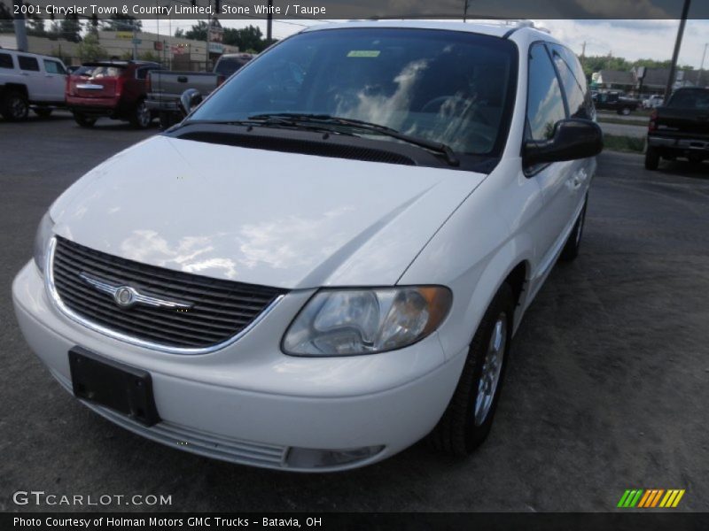 Stone White / Taupe 2001 Chrysler Town & Country Limited