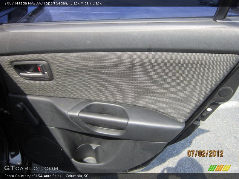 Black Mica / Black 2007 Mazda MAZDA3 i Sport Sedan