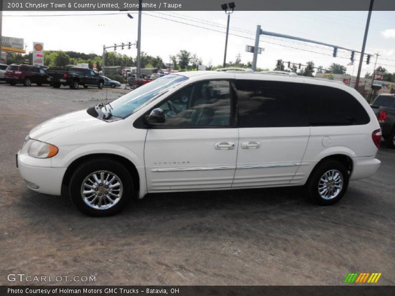 Stone White / Taupe 2001 Chrysler Town & Country Limited
