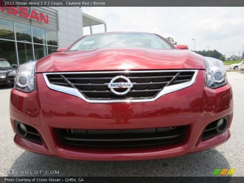 Cayenne Red / Blonde 2013 Nissan Altima 2.5 S Coupe