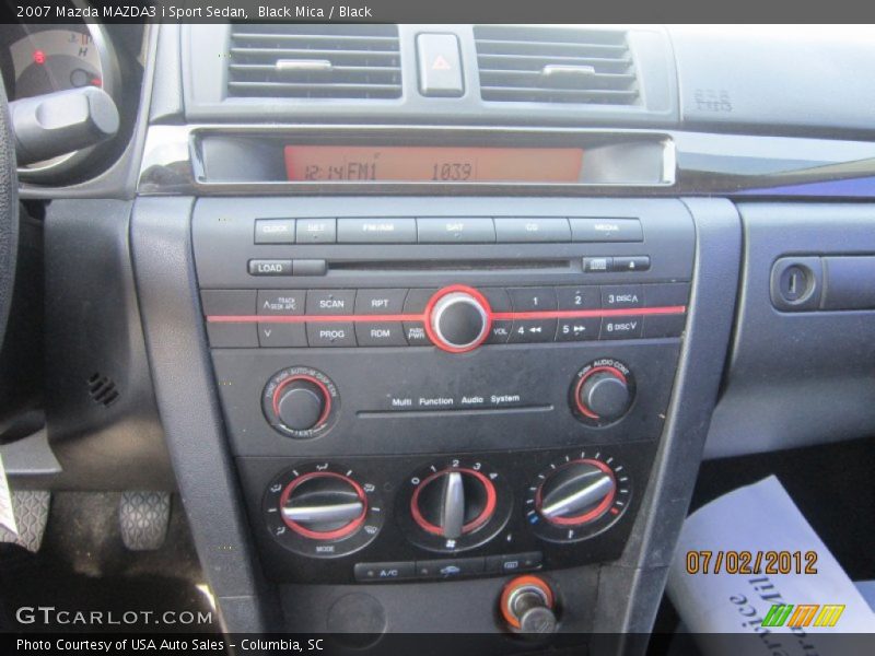 Black Mica / Black 2007 Mazda MAZDA3 i Sport Sedan