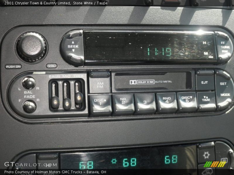 Stone White / Taupe 2001 Chrysler Town & Country Limited