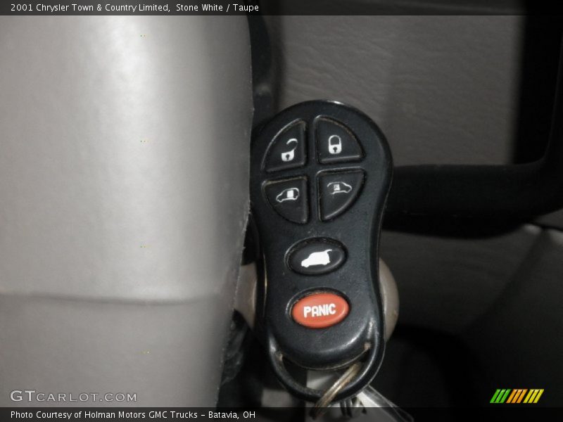 Stone White / Taupe 2001 Chrysler Town & Country Limited