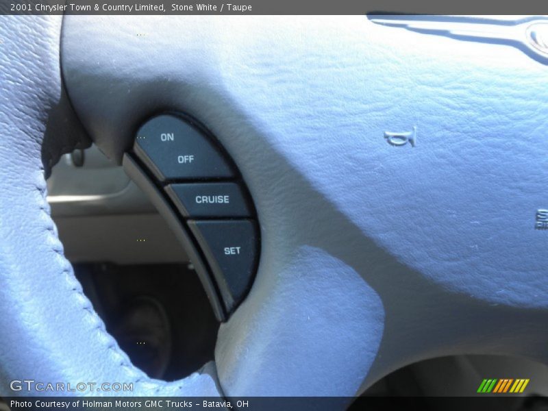 Stone White / Taupe 2001 Chrysler Town & Country Limited