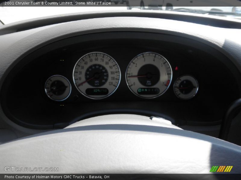Stone White / Taupe 2001 Chrysler Town & Country Limited