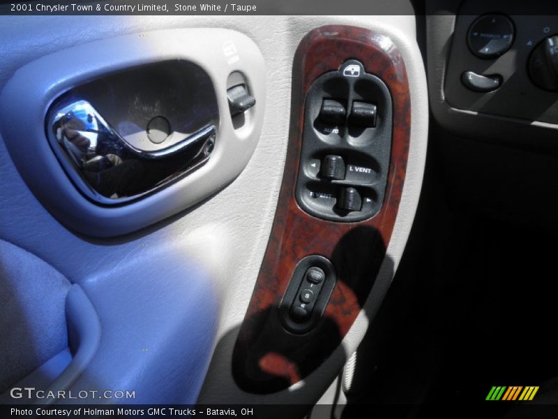 Stone White / Taupe 2001 Chrysler Town & Country Limited