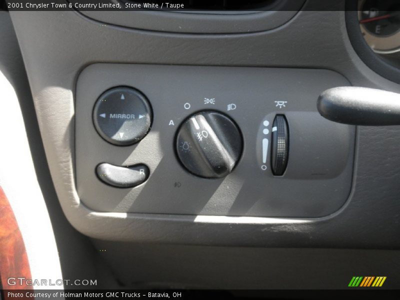 Stone White / Taupe 2001 Chrysler Town & Country Limited