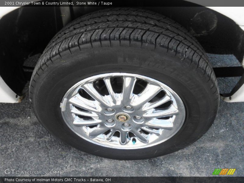 Stone White / Taupe 2001 Chrysler Town & Country Limited
