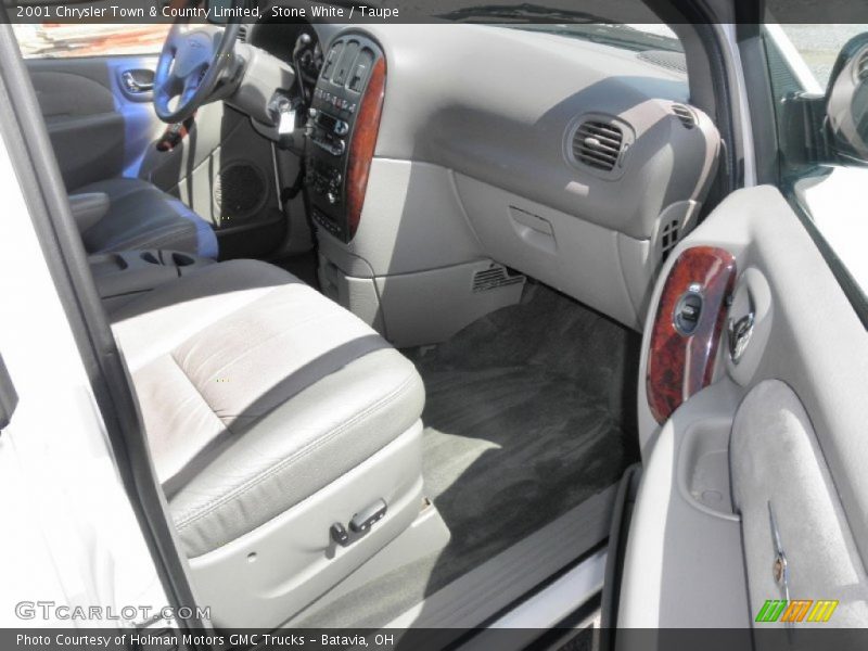 Stone White / Taupe 2001 Chrysler Town & Country Limited