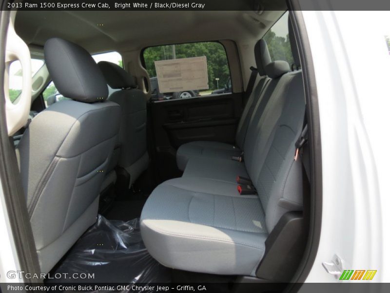 Bright White / Black/Diesel Gray 2013 Ram 1500 Express Crew Cab