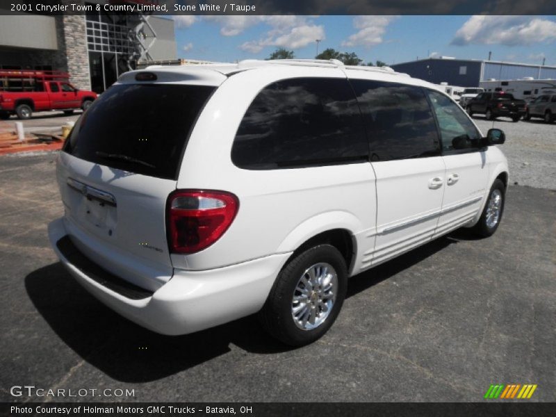 Stone White / Taupe 2001 Chrysler Town & Country Limited