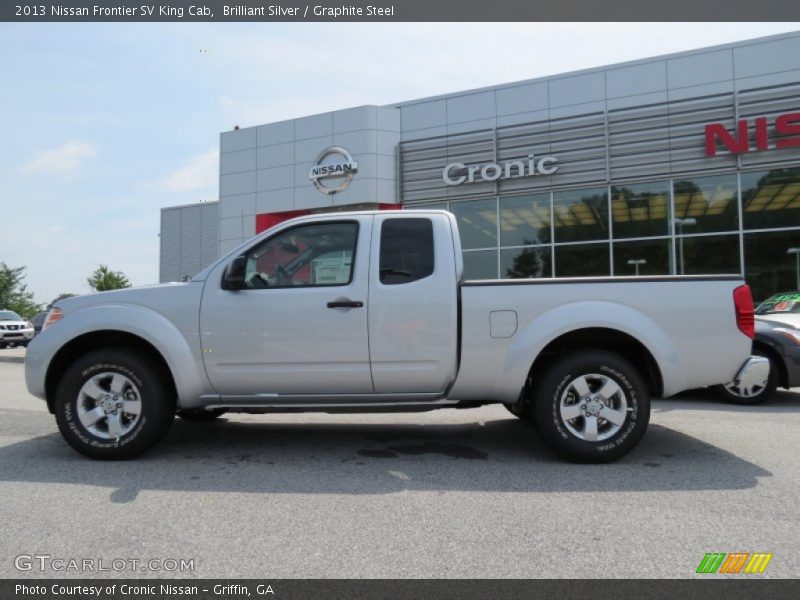 Brilliant Silver / Graphite Steel 2013 Nissan Frontier SV King Cab