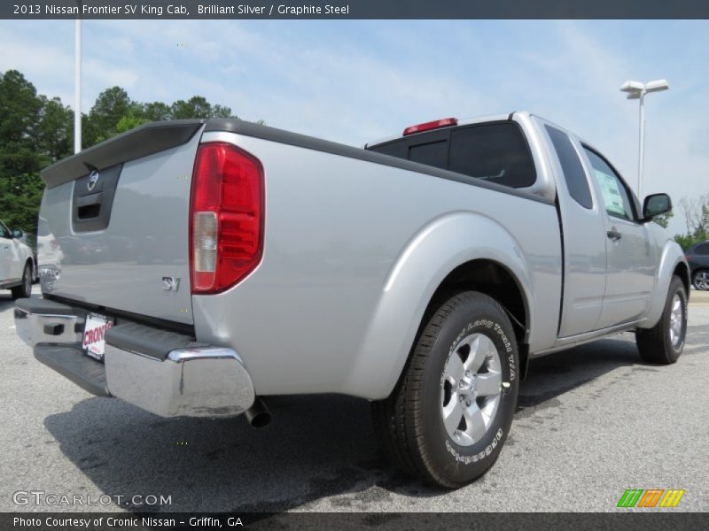 Brilliant Silver / Graphite Steel 2013 Nissan Frontier SV King Cab