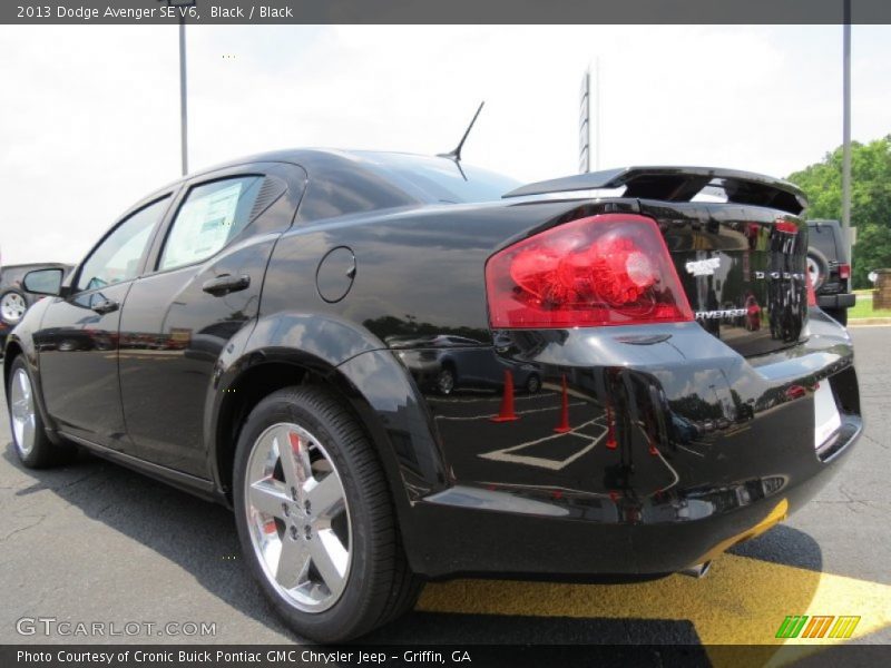 Black / Black 2013 Dodge Avenger SE V6