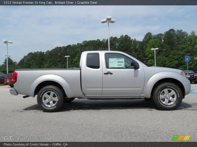 Brilliant Silver / Graphite Steel 2013 Nissan Frontier SV King Cab