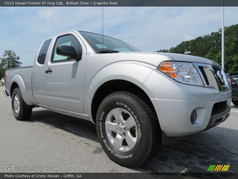Brilliant Silver / Graphite Steel 2013 Nissan Frontier SV King Cab