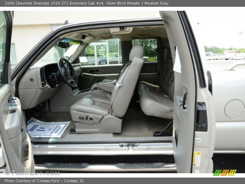 Silver Birch Metallic / Medium Gray 2006 Chevrolet Silverado 1500 Z71 Extended Cab 4x4