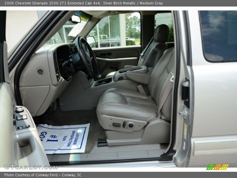 Silver Birch Metallic / Medium Gray 2006 Chevrolet Silverado 1500 Z71 Extended Cab 4x4