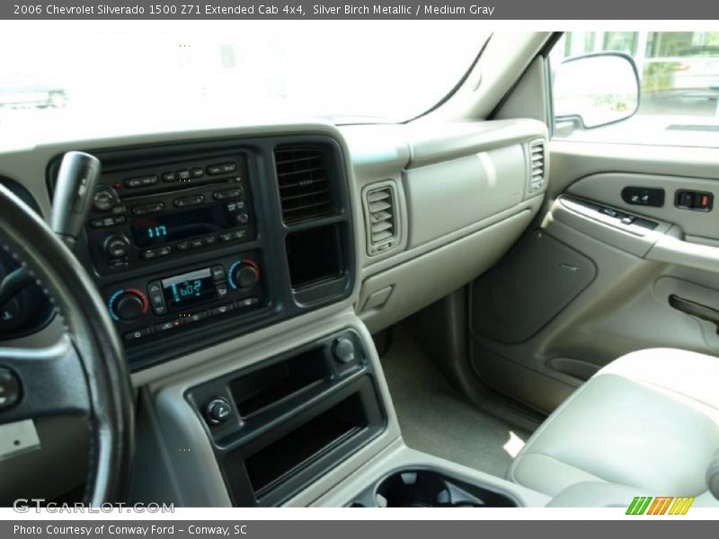 Silver Birch Metallic / Medium Gray 2006 Chevrolet Silverado 1500 Z71 Extended Cab 4x4