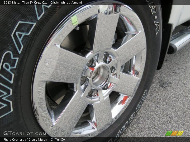 Glacier White / Almond 2013 Nissan Titan SV Crew Cab