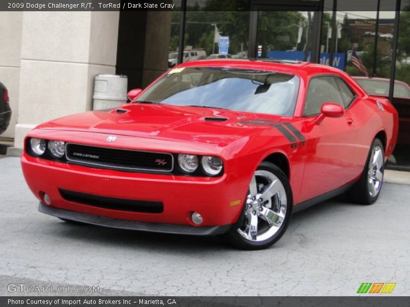 TorRed / Dark Slate Gray 2009 Dodge Challenger R/T