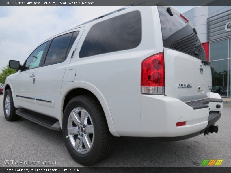 Pearl White / Almond 2013 Nissan Armada Platinum